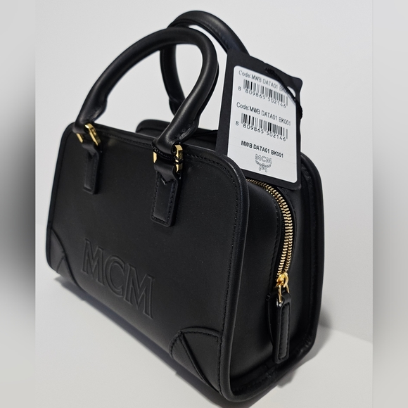 MCM Bags Mcm Aren Boston Mini Satchel Bag In Spanish Leather